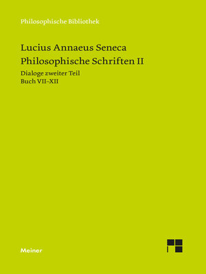 cover image of Philosophische Schriften II
